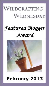 Wildcrafting Wednesday Featured Blogger Award