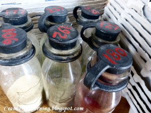 Milk testing bottles March 2013